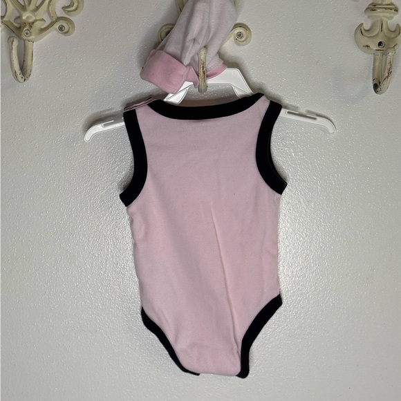 Jordan Pink and Black Kids One Piece - Picture 2 of 3